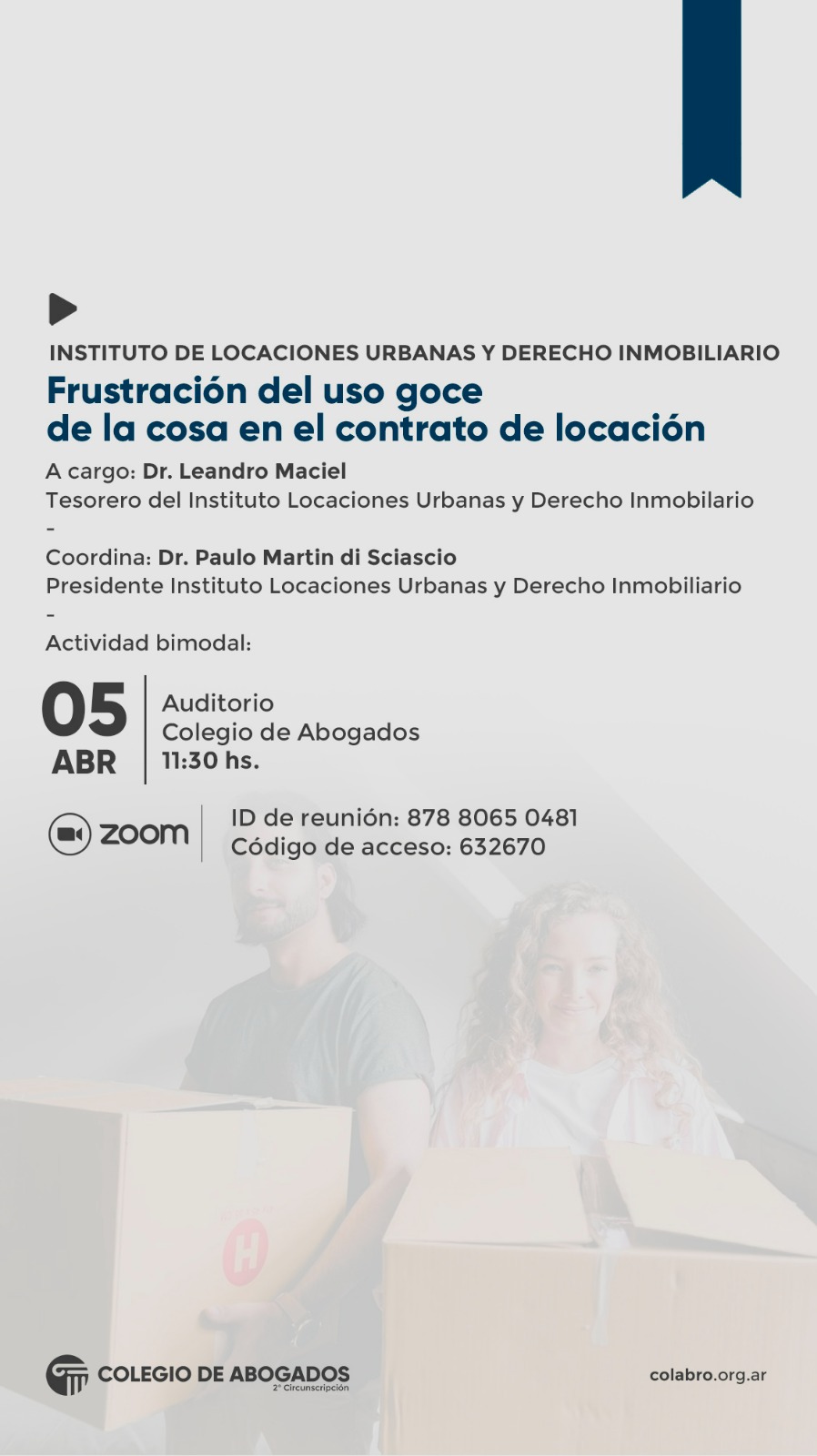 Frustración del uso goce de la cosa en el contrato de locación - 05/04/2024